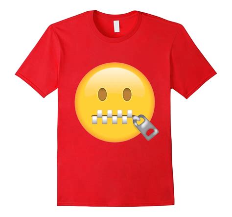 Zipper Mouth T Shirt .